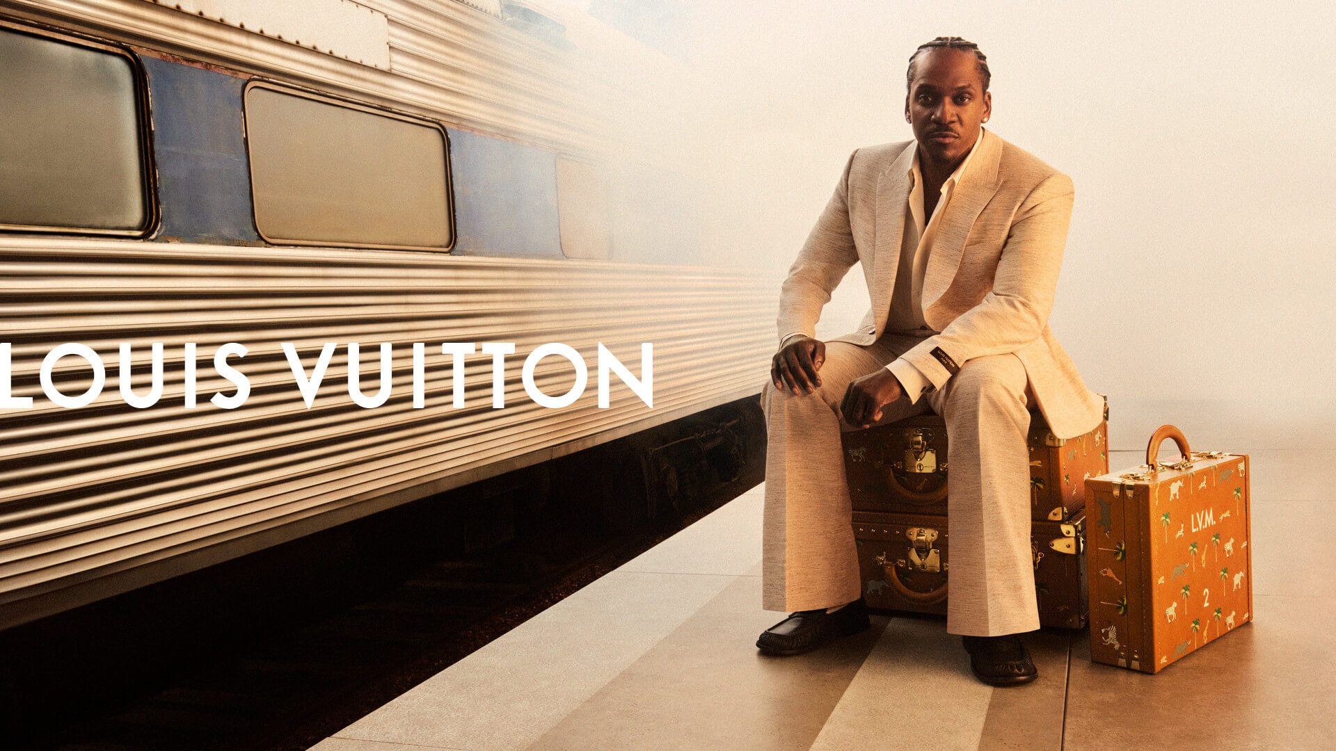 Jeremy Allen White e Pusha T nella nuova campagna di Louis Vuitton