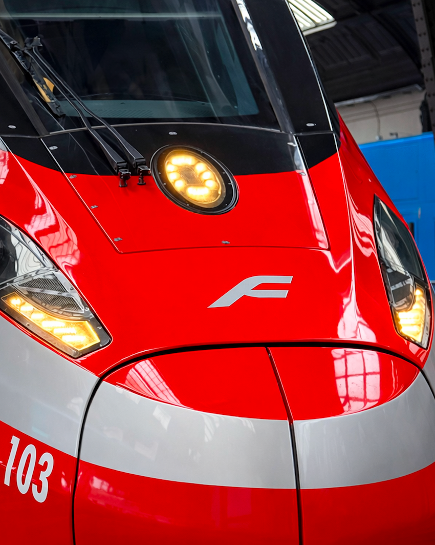 Il nuovo design di Frecciarossa