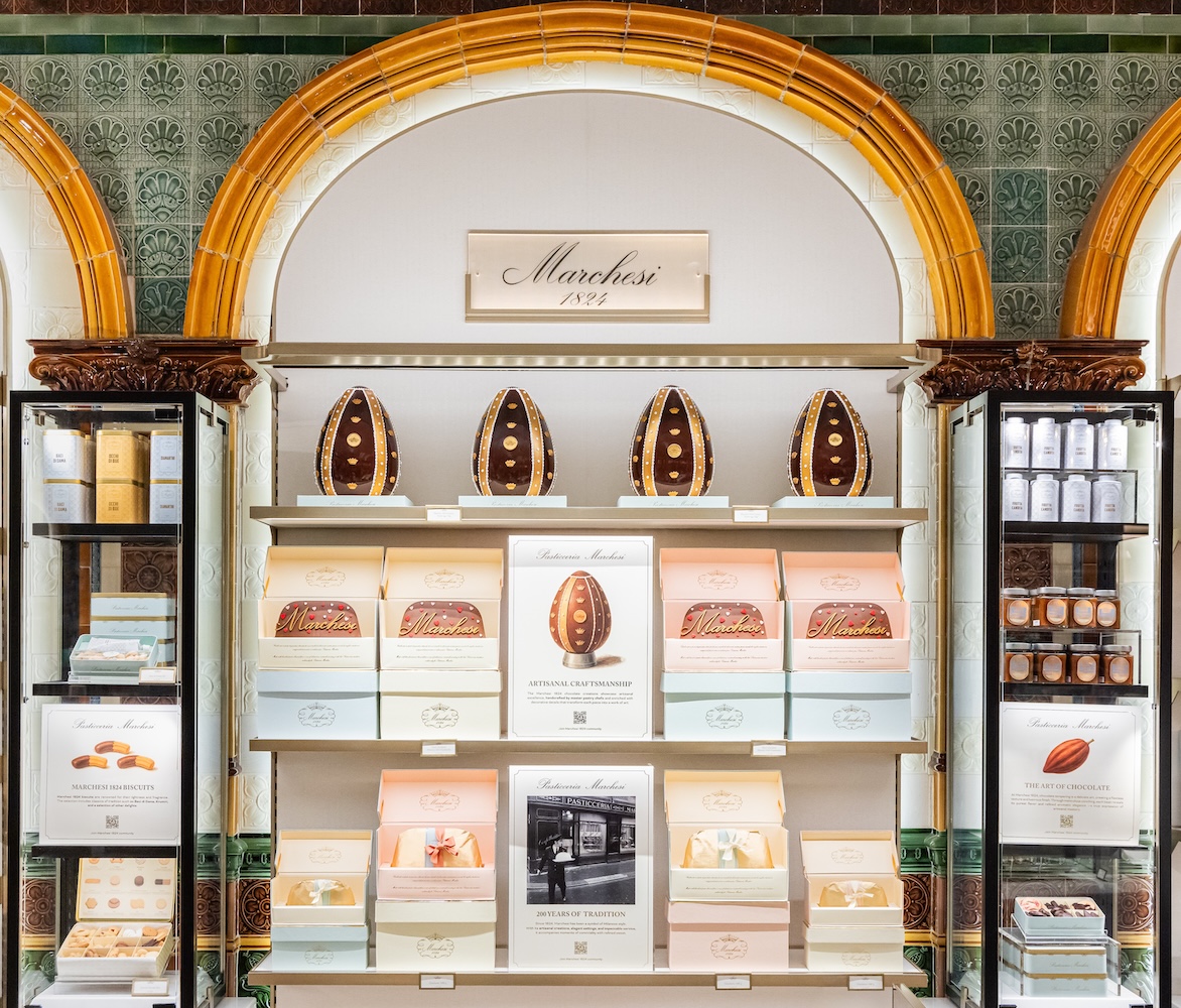 Marchesi 1824 approda nella Chocolate Hall di Harrods a Londra