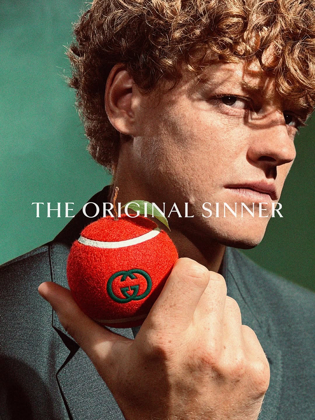 La nuova campagna di Gucci con Jannik Sinner