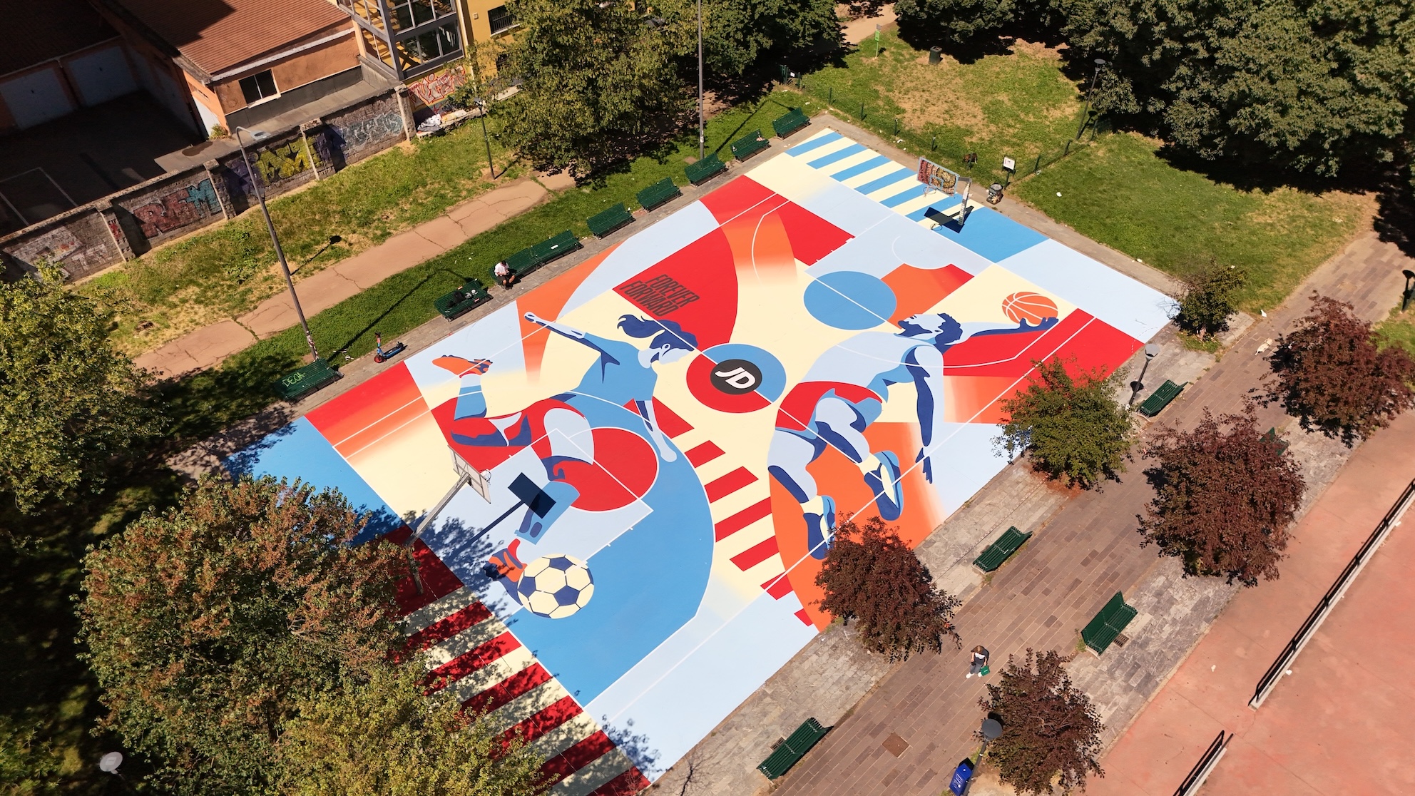 JD Sports ridà vita al playground di Mac Mahon a Milano 
