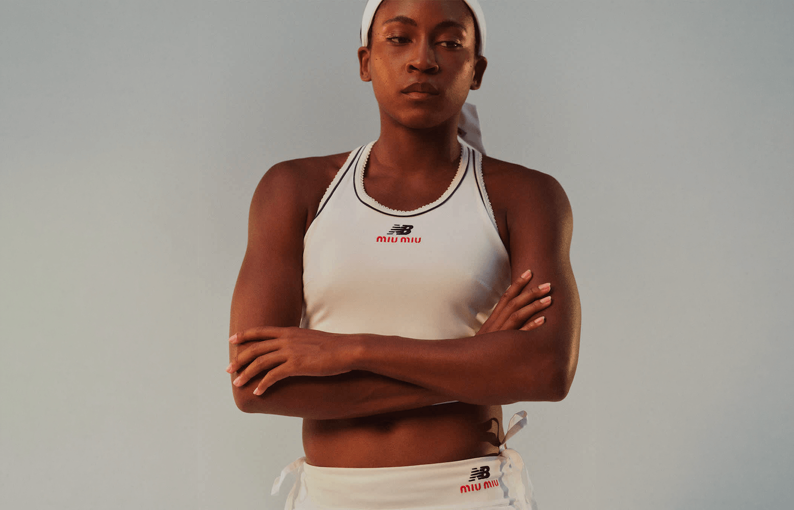 Prosegue la collaborazione tra New Balance, Miu Miu e Coco Gauff