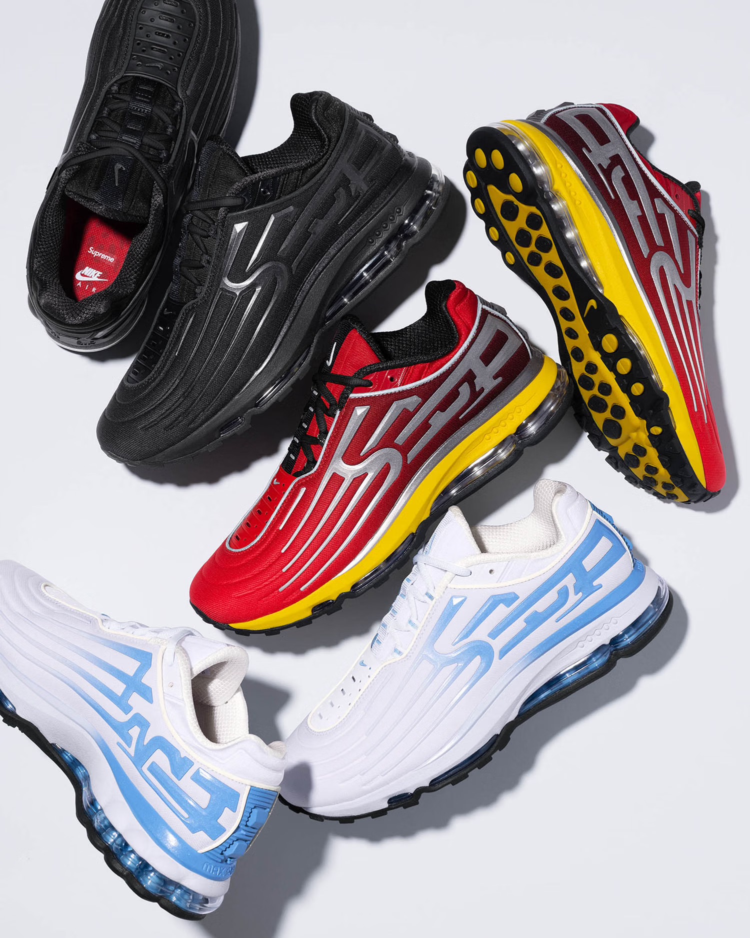 Supreme ha presentato le sue Nike Air Max 2001 Air Ecstasy