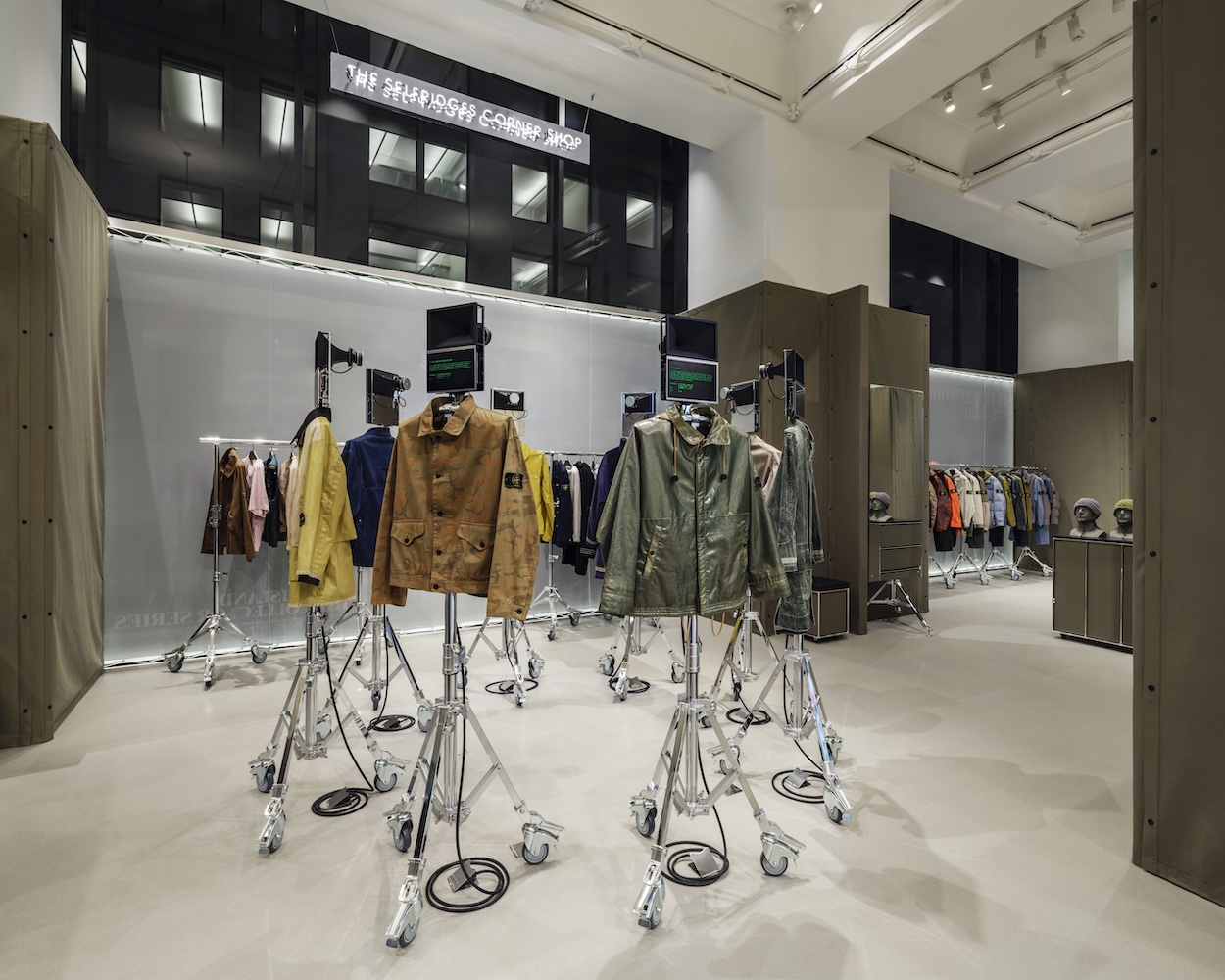 Il takeover di Stone Island da Selfridges, tra archivio e novità